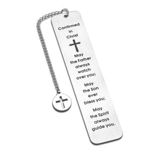 Load image into Gallery viewer, Confirmation Gifts for Teenage Boys Girls Christian Religious Gifts for Women Men Catholic Confirmation Baptism Gifts for Godson Goddaughter Bible Verse Bookmark Christmas Birthday Church Bulk Gifts