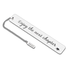 Load image into Gallery viewer, Inspirational Bookmark with Chain 2022 Christmas Graduation Gifts for Boy Girl Book Lovers Retirement Birthday Promotion Coworker Leaving Gifts for Women Men Boss Anniversary Wedding New Dad Mom Gifts