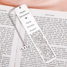 Load image into Gallery viewer, Retirement Gifts for Women Men 2023 Happy Retirement Employee Appreciation Gifts Bookmark for Coworker Office Colleague Teacher Nurse Appreciation Boss Manager Coach Farewell Going Away Retired Gifts