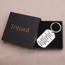 Load image into Gallery viewer, Daughter Son Gifts Keychain to from Mom Dad- Birthday Christmas Day Present Encouragement Keyring to Teen Girls- I Will Love You Forever -Family Pendant Charm Mothers Day Wedding