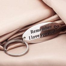 Load image into Gallery viewer, Dad Keychain Gift-Father's Day Gifts from Daughter Son Kids Wife, Christmas Birthday Valentines Mothers Day Gift Idea for Stepfather in Law Bride Family Member-Remember I Love You Dad