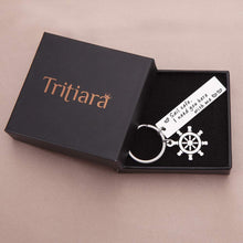 Load image into Gallery viewer, Fathers Day Present Gift Sail Safe Keychain for Dad Boyfriend Girlfriend Husband Son Dad-Sail Safe I Need You Here with me-Valentines Birthday Gifts