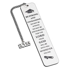 Load image into Gallery viewer, Graduate Gifts Bookmark Class of 2023 Inspirational Bible Verse Religious Gifts for Senior High School College Son Daughter Nurse Christian School Graduation Gifts for Medical Grads Boys Master Friend