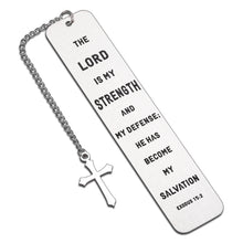 Load image into Gallery viewer, Christian Religious Bookmark Gifts for Women Men Bible Verse First Communion Baptism Church Bulk Gifts for Teen Boy Girl Godson Goddaughter Bible Prayer Gifts for Book Lovers Birthday Christmas Easter