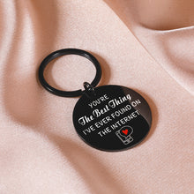 Load image into Gallery viewer, Funny Gifts for Men Boyfriend Cute Birthday Valentines Christmas Gifts for Him Girlfriend 1 Year Anniversary Present for Husband Wife Internet Online Dating Gag Gifts for New Boyfriend Couples Friends