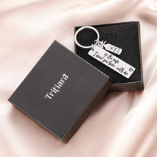 Load image into Gallery viewer, Firefighter Gifts Couple Keychain for Cop Daughter Daddy Son Military Be Safe I Need You Here with Me Police Pilot Military Keyring Birthday Wedding Christmas