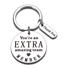 Load image into Gallery viewer, Team Employee Appreciation Gifts for Office Staff Team Member Thank You Keychain for Boss Leader Colleague Going Away Farewell Coworker Leaving Gift for Retirement Birthday Christmas Work Holiday Gift