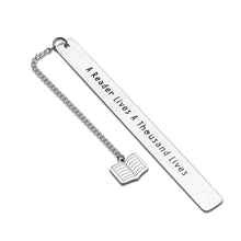 Load image into Gallery viewer, Bookmark Gifts for Book Lover Inspirational Gifts for Women Men Book Club Gifts for Reader Writer Christmas Birthday Gifts for Friend Coworker Teenage Boys Girls Librarian Graduation Gifts for Teacher