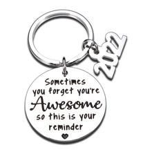 Load image into Gallery viewer, Class of 2022 Graduation Gift for Him Her Teen Girl Boy Inspirational Keychain for College Senior High School Graduate Nurse Grads Gifts for Son Daughter Doctor Medical Student Master Friends Keyring