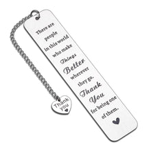 Load image into Gallery viewer, Boss Day Thank You Gifts Bookmark for Women Men Employee Appreciation Gifts for Coworker Boss Leaving Retirement Gift for Teacher Nurse Leader Farewell Going Away Christmas Inspirational Birthday Gift