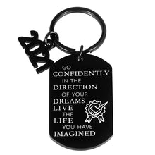 Load image into Gallery viewer, Graduation Gifts for Him Her Class of 2021 Inspirational Keychain for College Son Daughter Seniors High School Graduation Gifts for Teen Boys Girls Motivational Keyring for Nurse Graduates Best Friend