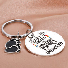 Load image into Gallery viewer, New Dad Keychain Gifts for First Time Dad to be Pregnancy Baby Announcement Expecting Dad Gifts New Daddy Fathers Day Valentines Gifts for Men Husband Boyfriend Christmas Birthday Soon to be Dad Gifts