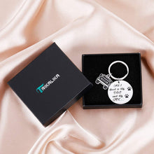 Load image into Gallery viewer, Funny Gift Keychain for Dog Lover Women Men Dog Jp Mom Dad Life Keychain All I Need is My Dog and My Jp Dog Jp Wave Paw Print Keyring