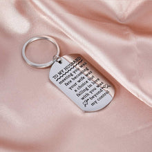 Load image into Gallery viewer, Tritiara Husband Gifts Key Chain from Wife Anniversary Wedding Birthday Keychain Meeting You was Fate Becoming Your Wife was A Choice Couple Jewelry Valentines Christmas Gift for Lover Him