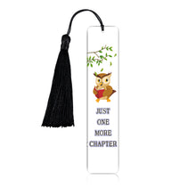 Load image into Gallery viewer, Just One More Chapter Bookmark for Book Lovers Funny Book Markers for Teens Stocking Stuffers Inspirational Bookmark for Boys Girls Friend Reading Reader Graduation Gifts for Student Teacher Christmas