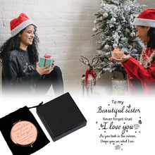 Load image into Gallery viewer, Sister Birthday Gifts from Sister Compact Mirror for Big Little Sister Gifts for Women Best Friends Graduation for Sister BFF Sweet 16 Friendship Valentine Wedding Gifts for Bridesmaid