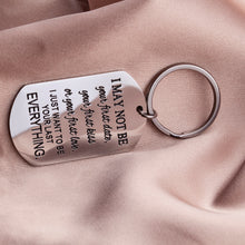 Load image into Gallery viewer, Boyfriend/Girlfriend Couples Keychain Gift -Love Keyring for Him Women Men Her Birthday Wedding engraving Keycharm Present-May Not Be Your First Date Your First Kiss