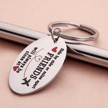 Load image into Gallery viewer, Best Friend Gift Friendship Keychain Birthday Graduation Wedding keyring for Teens, Birthday Gifts for Best Friend BFF Jewelry
