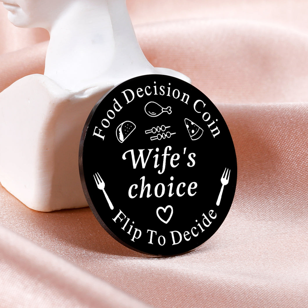 Funny Gifts for Women Men Valentines Gifts for Him Her Husband Wife Funny Food Decision Maker for Boyfriend Girlfriend Date Night Ideas for Couples Hubby Wifey Anniversary Birthday Gifts for Husband