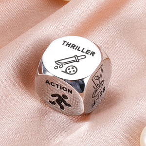 1PC Anniversary Date Night Dice Gifts for Him Husband Couples Gifts for Boyfriend Girlfriend Date Night Ideas Cute Gifts for Birthday Engagement Anniversary Wedding Gifts for Husband Wife Movie Lovers