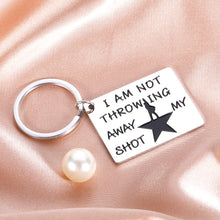 Load image into Gallery viewer, Hamilton Musical Merchandise Gifts for Teens Not Throwing Away My Shot Broadway Musical Jewelry for Birthday Graduation Christmas Valentines Inspirational Theatre Keepsake for Friends Girls Boys
