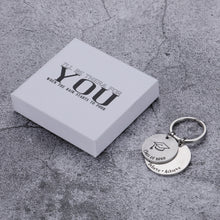 Load image into Gallery viewer, I&#39;ll Be There for You When The Rain Starts to Pour Graduation Gifts Keychain for Class 2020  Dream Believe Achieve
