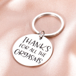 Funny Gifts Keychain for Men Boyfriend Girlfriend Couples Valentines Anniversary Wedding Gifts for Him Husband Hubby from Women Wife Wifey Romantic Gifts Keyring for Birthday Christmas Thanksgiving