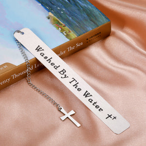 Baptism Gift Bookmark for Boys Girls Christmas Adult Baptism Gifts for Godson Goddaughter Godchild First Communion Gift for Women Men Catholic Religious Gifts Keepsake for Daughter Son Family Friends