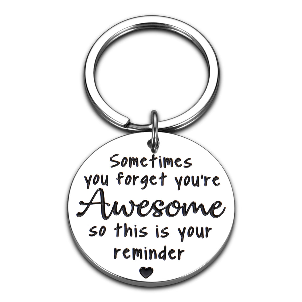 Inspirational Gifts for Women Men Best Friend BFF Funny Graduation Keychain for Son Daughter Him Her Boys Girls Birthday Christmas Presents Thank You Appreciation Gifts for Coworkers Boss Employee