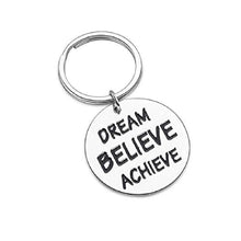 Load image into Gallery viewer, Inspirational Keychains for Women Personalized Gift for Her Him Teenage college Students Engraved Crown Birthday Chrismas Jewelry Keyring
