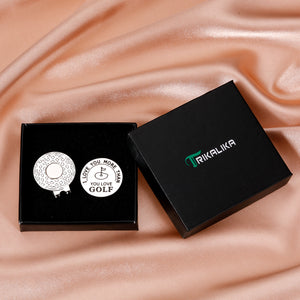 Golf Ball Marker Romantic Gifts for Husband Boyfriend Golf Accessories for Men Golfer Anniversary Fathers Day Golf Gifts for Dad Him Hubby Birthday Christmas Valentines Golf Lovers Magnetic Hat Clip