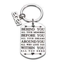 Load image into Gallery viewer, 2021 Christmas Graduation Gifts for Her Him College High School Inspirational Keychain for Women Men Senior Master Nurse Uplifting Keyring for Grads Son Daughter Teen Boy Graduation Coming of Age
