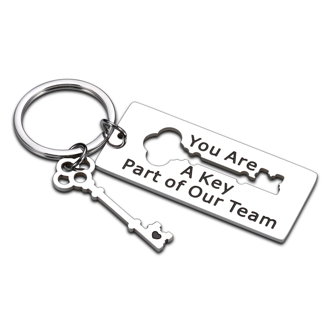 Thank You Gifts for Coworkers Team Gifts for Employee Appreciation Manger Boss Farewell Leaving Going Away Birthday Gifts Keychain for Staff Coach You Are A Key Part of Our Team for Teacher Retirement