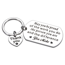 Load image into Gallery viewer, Boss Day Gifts for Women Men Employee Appreciation Gifts Keychain for Colleague Staff Coworker Leaving Going Away Gifts for Leader Coach Boss Lady Farewell Thank You Gifts for Nurse Teacher Retirement
