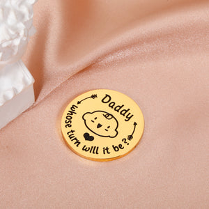 New Parents Gifts for Mom Dad to be Funny Decision Coin Congratulations New Baby Gifts for Expecting Mommy Daddy Christmas Pregnancy Gifts for Wife First Time Mom Fathers Day Baby Shower Birthday Gift