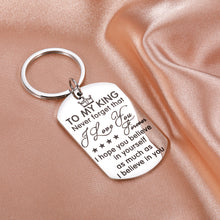 Load image into Gallery viewer, Valentines Day Gift for Him Husband Boyfriend Anniversary Keychain Gifts for Hubby Groom from Wife Bride Girlfriend I Love You Gifts for Birthday Wedding Engagement Love Gift for Fathers Day Christmas

