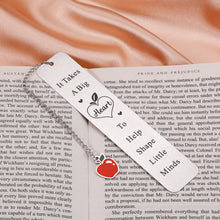 Load image into Gallery viewer, Teacher Appreciation Gifts Bookmark Thank You Gifts for Women Men Teachers Day Graduation Back to School Gifts for Teacher Tutor Mentor from Students Special Teacher Birthday Retirement Classroom Gift
