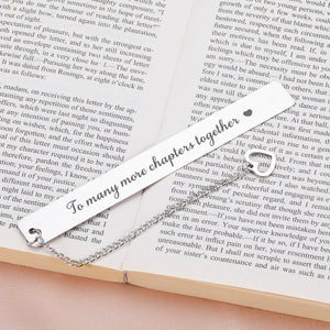 Anniversary Gifts for Him Her Valentines Gifts for Boyfriend Girlfriend Romantic Wedding Engagement Gifts for Husband Wife Bride Groom Birthday Sweetest Day Bookmark Love Gifts for Fiance Book Lovers