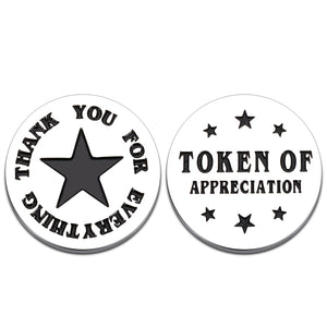 Coworker Christmas Gifts Token of Appreciation for Team Leader Boss Day Gifts for Supervisor Thank You Gifts Coworker Employee Staff Farewell Going Away Retirement Gifts for Social Worker Double-Sided