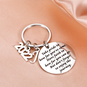 2022 Graduation Gifts for Him Her Senior Graduation Gifts Keychain for High School College Boys Girls Master Nurse Law Grads