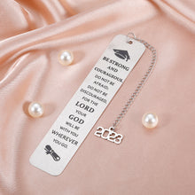 Load image into Gallery viewer, Graduate Gifts Bookmark Class of 2023 Inspirational Bible Verse Religious Gifts for Senior High School College Son Daughter Nurse Christian School Graduation Gifts for Medical Grads Boys Master Friend
