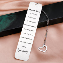 Load image into Gallery viewer, Thank You Mentor Employee Appreciation Bookmark Gifts for Supervisor Leader Boss Coworker Leaving Gifts for Manager Teacher Retirement Going Away Bosses Day Birthday Office Christmas Book Lovers Gifts
