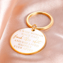 Load image into Gallery viewer, Funny Keychain Inspirational Gifts for Women A Wise Women Once Said Christmas Birthday Novelty Gifts for Mom Wife Sisters Friends Her Graduation Motivational Key Ring for Teens Girls Daughter
