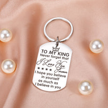 Load image into Gallery viewer, Valentines Day Gift for Him Husband Boyfriend Anniversary Keychain Gifts for Hubby Groom from Wife Bride Girlfriend I Love You Gifts for Birthday Wedding Engagement Love Gift for Fathers Day Christmas
