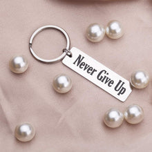 Load image into Gallery viewer, Inspirational Graduation Gifts Keychain for Teen Girls Women Men Boy Girlfriend Best Friend Motivational Quotes -Never Give Up- Graduation Birthday Wedding Charm Pendant
