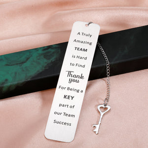 Coworker Team Gifts for Men Women Boss Employee Appreciation Gifts Bookmark for Office Colleagues Leader Thank You Retirement Gifts for Nurse Teacher Coach Farewell Going Away Birthday Teamwork Gifts