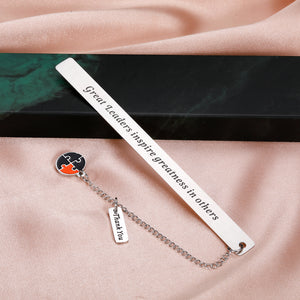Great Leaders Gift for Boss Supervisor Mentor Bosses Day Bookmark Gifts for Women Men Boss Lady PM Coworker Leaving Farewell Retirement Promotion Thank You Appreciation Leadership New Job Holiday Gift