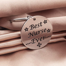 Load image into Gallery viewer, Nurse Inspirational Graduation Gift Nursing Day Weeks Keychain for Her Men Women Kids Mom -Best Nurse Ever-Nurse Graduation Gifts Nurses Week
