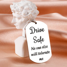 Load image into Gallery viewer, Drive Safe Keychain Gifts for Boyfriend Christmas Valentines Gifts for Him Her Girlfriend Anniversary Husband Gifts from Wife Fiance Birthday Cute Couple Love Gifts Son New Driver Stocking Stuffers
