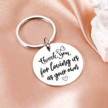 Load image into Gallery viewer, Fathers Day Gifts from Daughter Son Stepdad Father Appreciation Gifts Keychain for Bonus Dad Daddy Husband from Kids Wife I Love You Dad Gifts for Stepfather Stepparent Birthday Valentines Christmas
